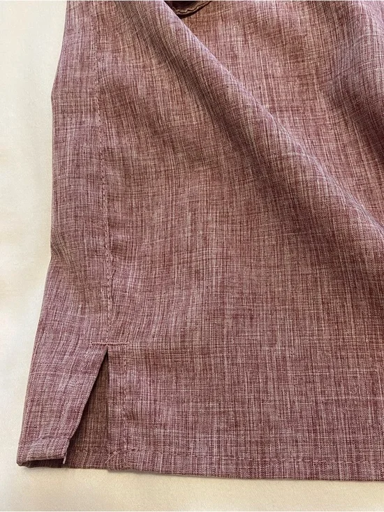 Men’s 4XL Magellan Outdoors Relaxed Fit Fish Gear Shirt in Mauve Heather - Picture 8 of 12